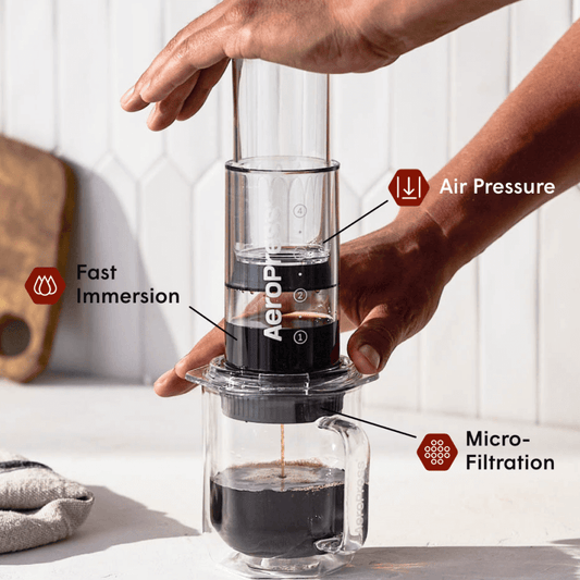 AeroPress Flow Control Filter Cap - Standard - Reusable Filter Design for Coffee Preparation