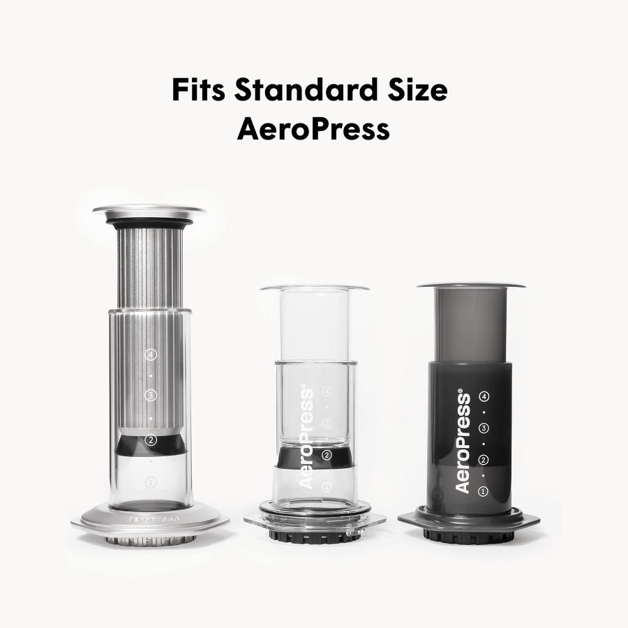 AeroPress Organizer Stand - Stainless Steel - Brewing Tool Holder for Daily Coffee Routines