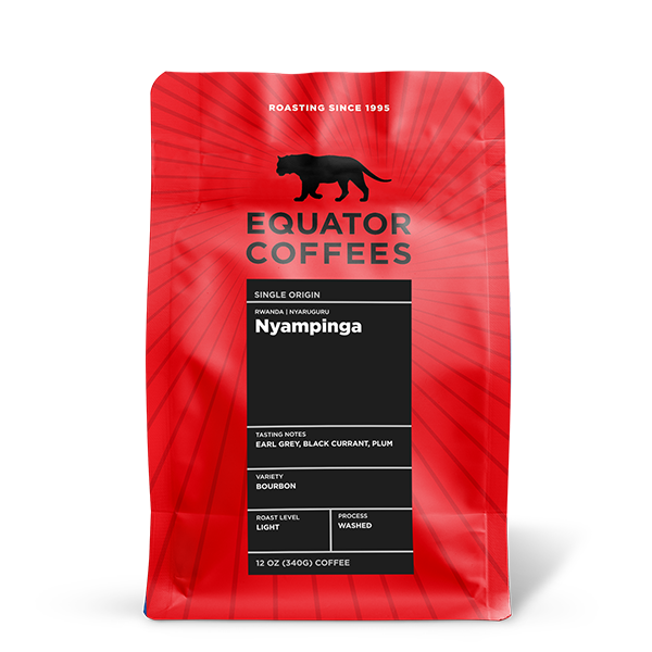 Rwanda Nyampinga 12 oz - Roasted Coffee for AeroPress and Drip Brewing