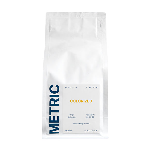 Colorized 12 oz - Roasted Coffee for AeroPress and Drip Brewing