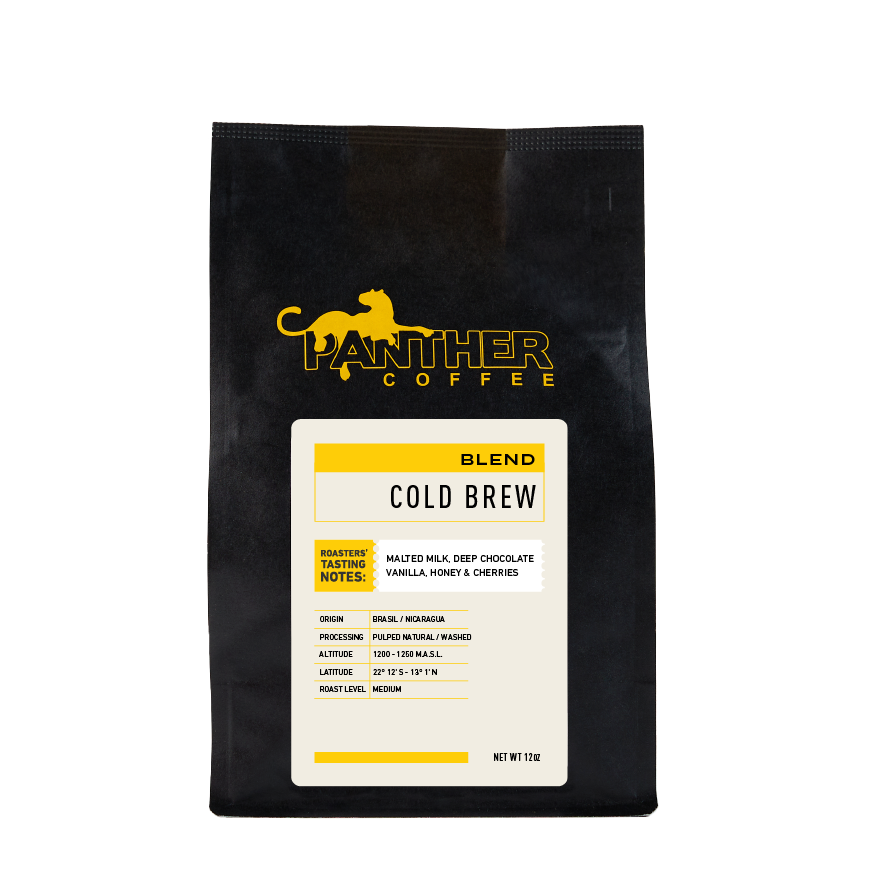 Cold Brew 12 oz - Roasted Coffee for AeroPress and Drip Brewing