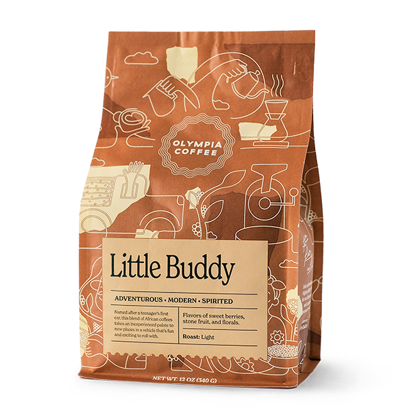Little Buddy 12 oz - Roasted Coffee for AeroPress and Drip Brewing