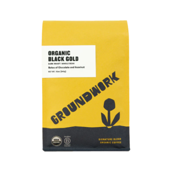 Black Gold 12 oz - Roasted Coffee for AeroPress and Drip Brewing