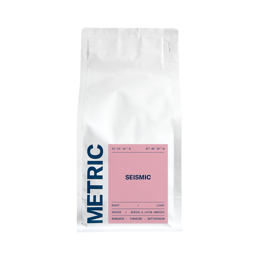 Seismic 10.5 oz - Roasted Coffee for AeroPress and Drip Brewing