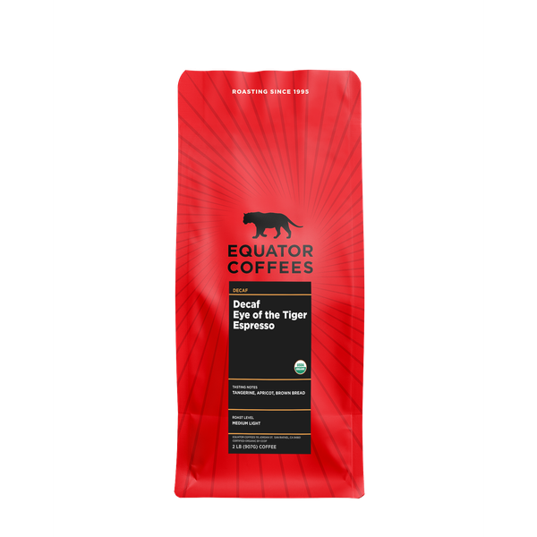 Decaf Eye Of The Tiger 2 lb - Roasted Coffee for AeroPress and Drip Brewing