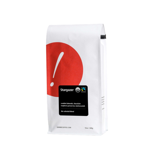Stargazer Fairtrade Organic 2 lb - Roasted Coffee for AeroPress and Drip Brewing