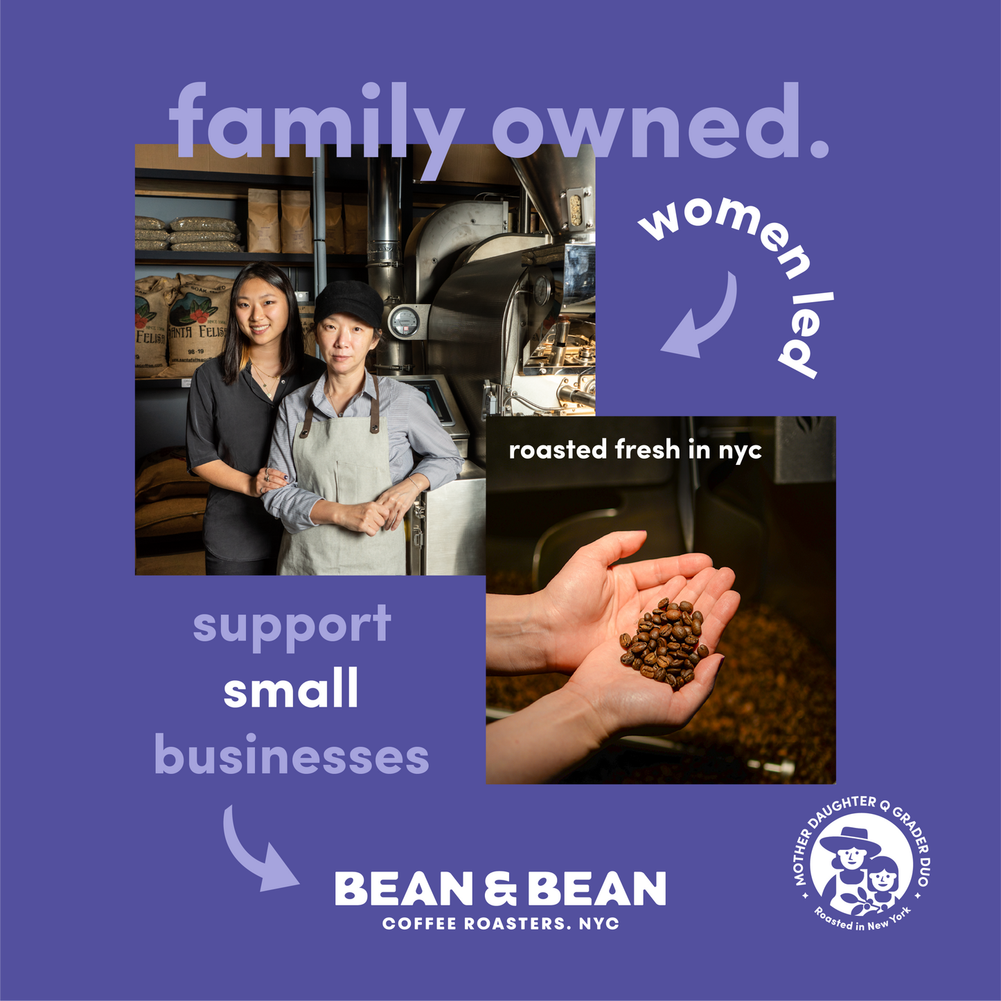 Downtown Blend Organic & Fair Trade - Roasted Coffee for AeroPress and Drip Brewing