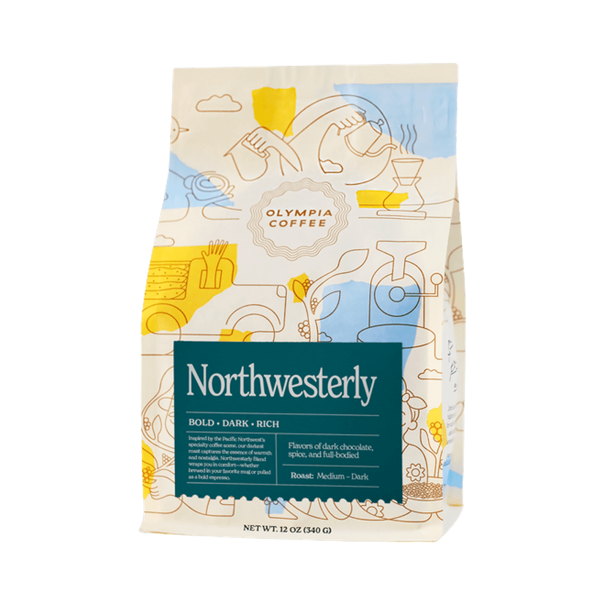 Northwesterly Blend 12 oz - Roasted Coffee for AeroPress and Drip Brewing
