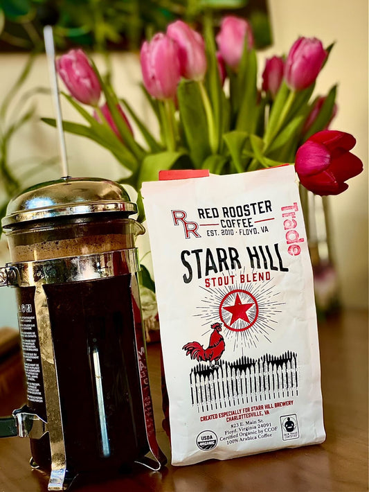 Organic Starr Hill Stout Blend - Roasted Coffee for AeroPress and Drip Brewing