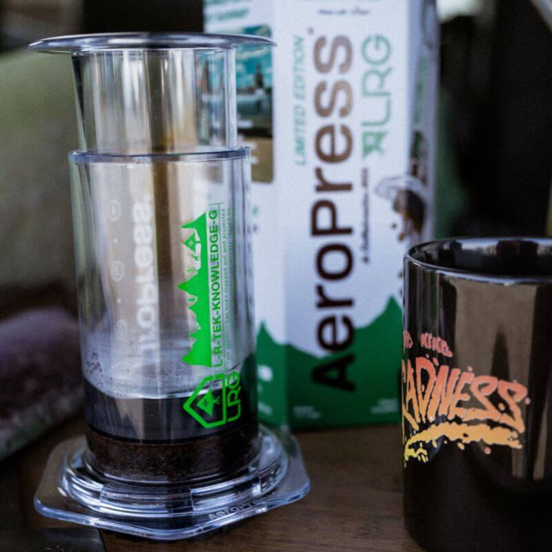 AeroPress Clear Coffee Press - LRG - Coffee Maker for Home, Office and Travel
