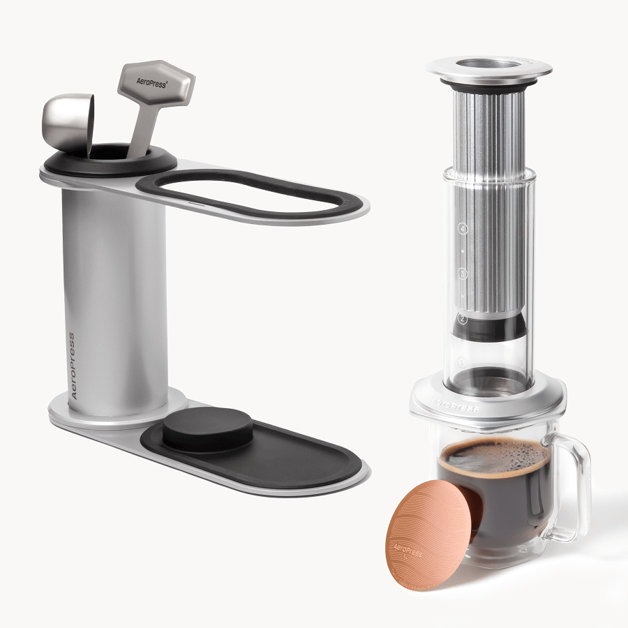 AeroPress Premium 20th Anniversary Bundle - Coffee Bundle for Home and Travel Routines