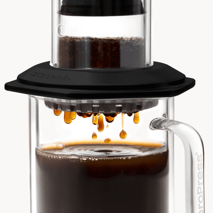 AeroPress Double Wall Glass Coffee Mug - 2 Pack - Everyday Coffee Drinkware for Convenient Serving