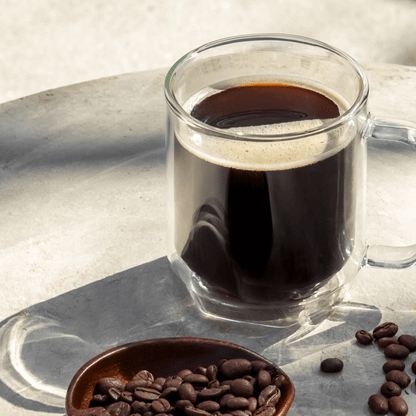 AeroPress Double Wall Glass Coffee Mug - 2 Pack - Everyday Coffee Drinkware for Convenient Serving