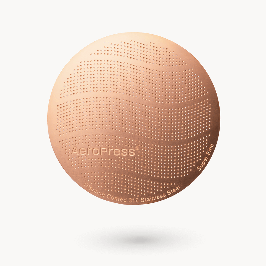 AeroPress Gold Tone Filter - Standard - Reusable Filter Design for Coffee Preparation