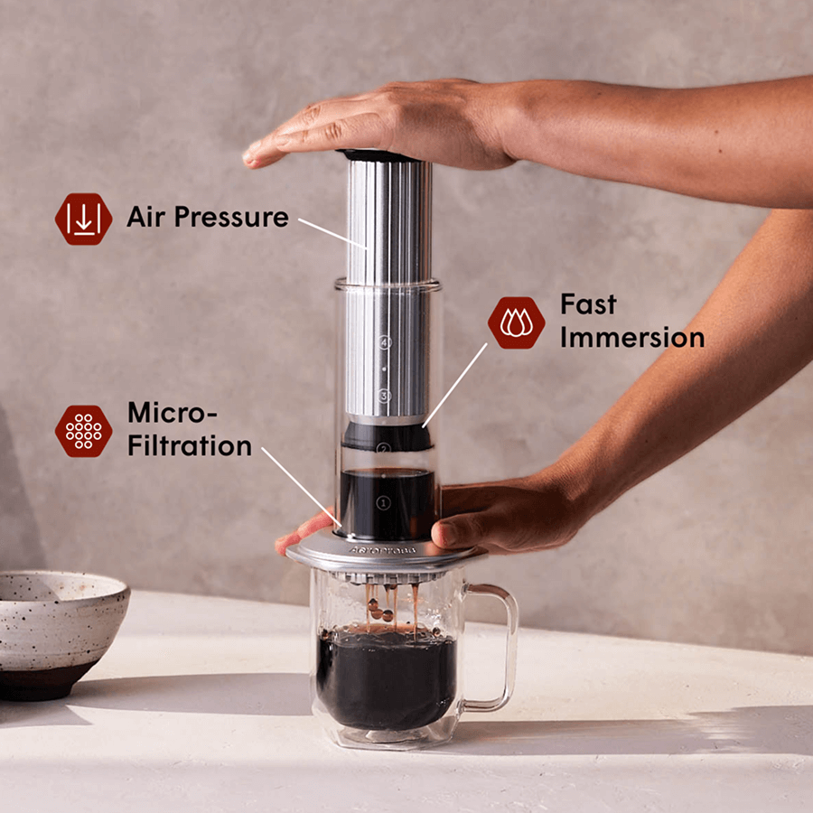 AeroPress Gold Tone Filter - Standard - Reusable Filter Design for Coffee Preparation