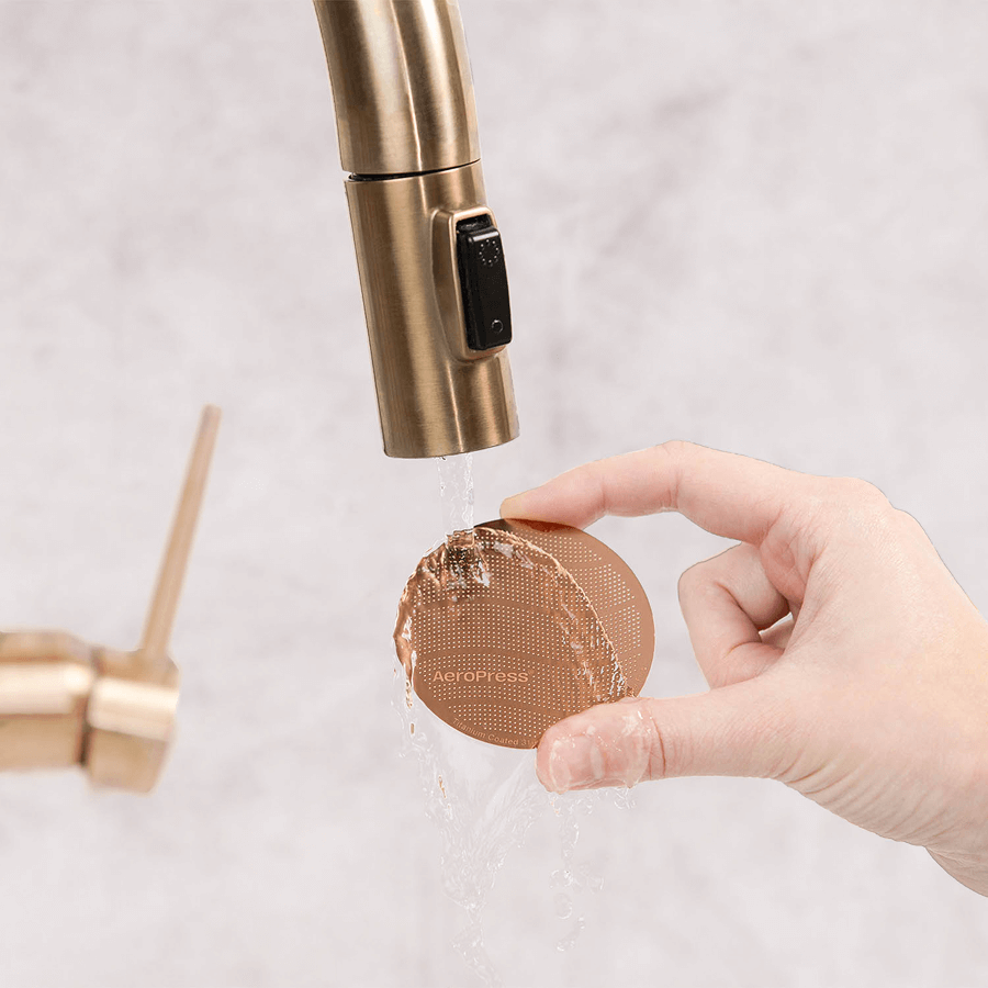 AeroPress Gold Tone Filter - Standard - Reusable Filter Design for Coffee Preparation