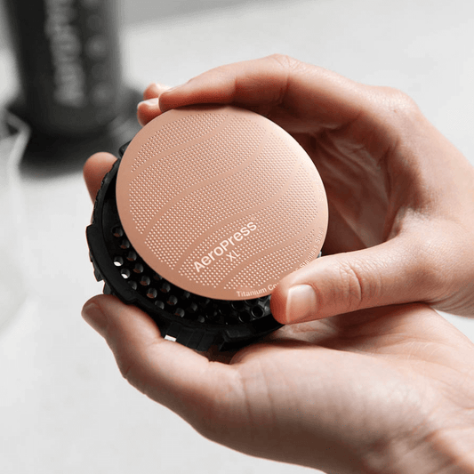 AeroPress Gold Tone Filter - XL - Reusable Filter Design for Coffee Preparation