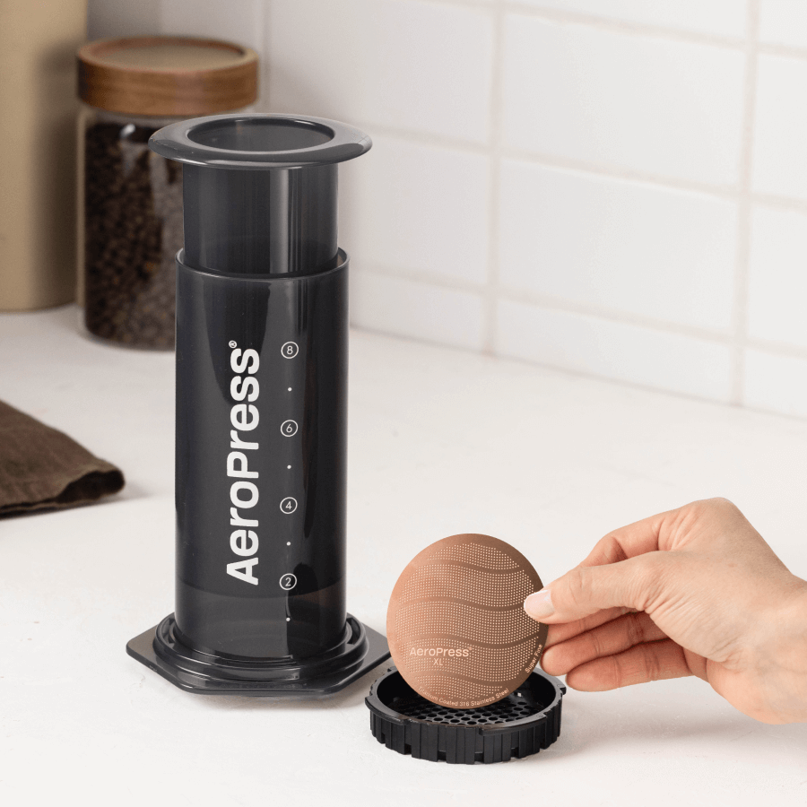 AeroPress Gold Tone Filter - XL - Reusable Filter Design for Coffee Preparation