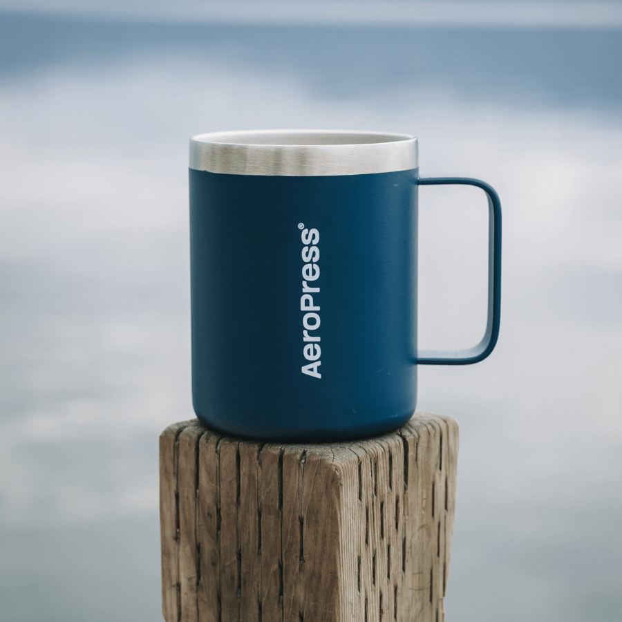 AeroPress Travel Coffee Mug - Stainless Steel - Everyday Coffee Drinkware for Convenient Serving