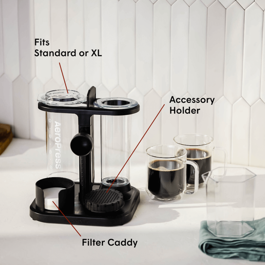AeroPress Organizer Stand - Brewing Tool Holder for Daily Coffee Routines