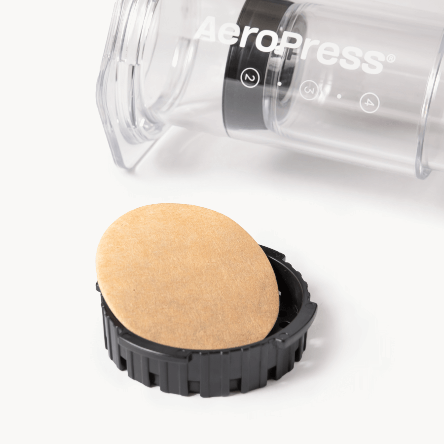 AeroPress Natural Paper Micro-Filters - Standard - Reusable Filter Design for Coffee Preparation