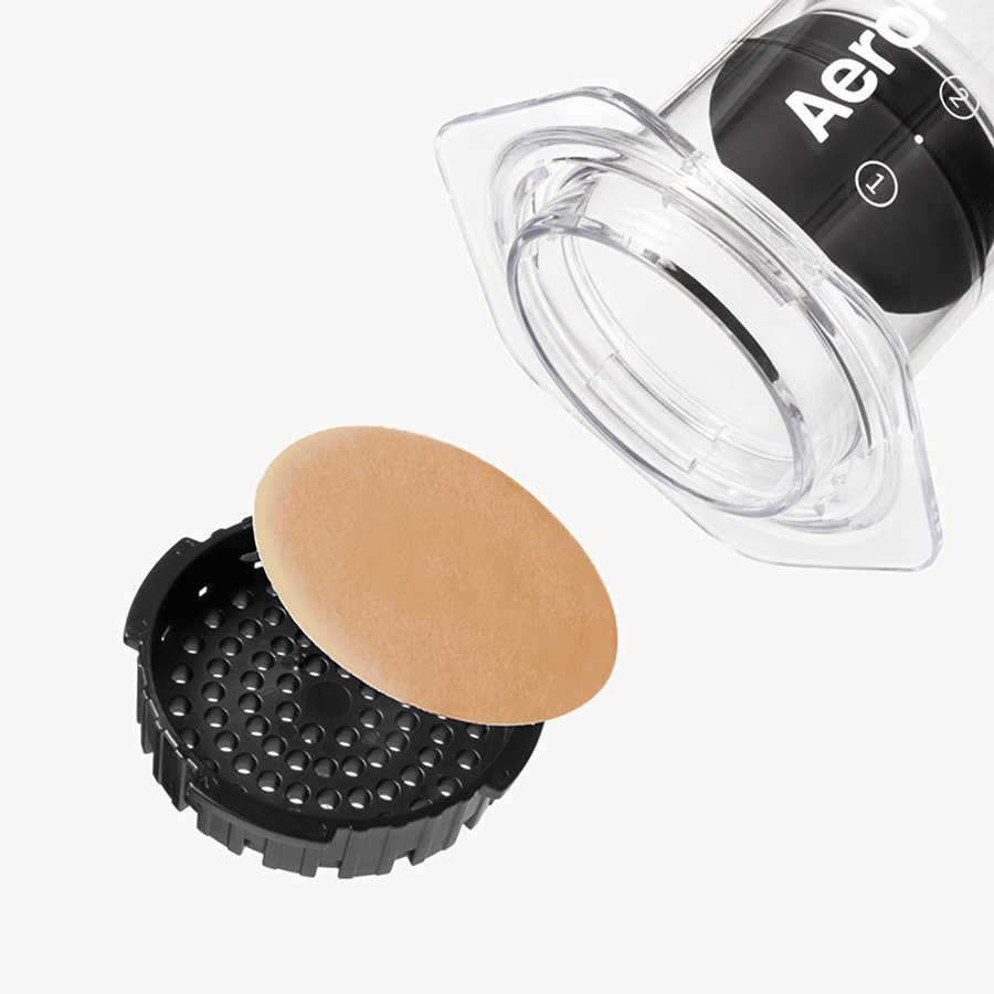 AeroPress Natural Paper Micro-Filters - Standard - Reusable Filter Design for Coffee Preparation