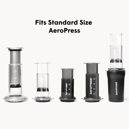 AeroPress Natural Paper Micro-Filters - Standard - Reusable Filter Design for Coffee Preparation