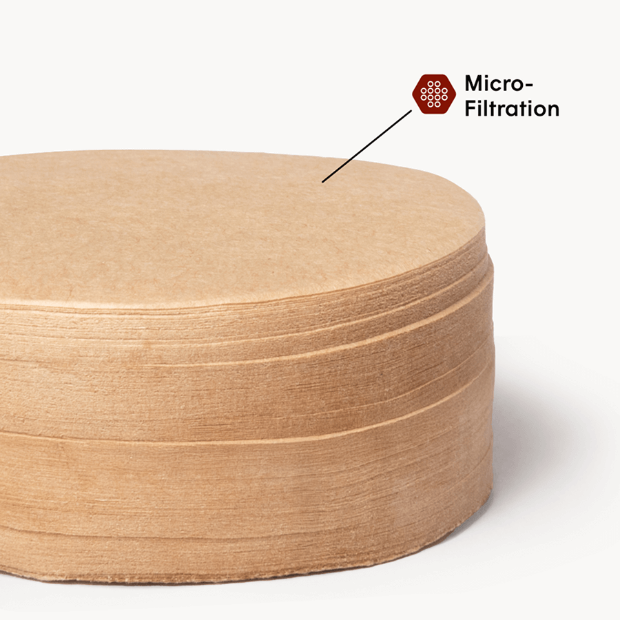 AeroPress Natural Paper Micro-Filters - XL - Reusable Filter Design for Coffee Preparation