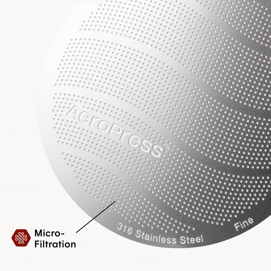 AeroPress Stainless Steel Filter - Standard - Reusable Filter Design for Coffee Preparation