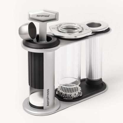 AeroPress Organizer Stand - Stainless Steel - Brewing Tool Holder for Daily Coffee Routines
