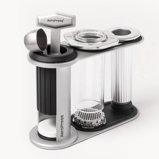 AeroPress Organizer Stand - Stainless Steel - Brewing Tool Holder for Daily Coffee Routines
