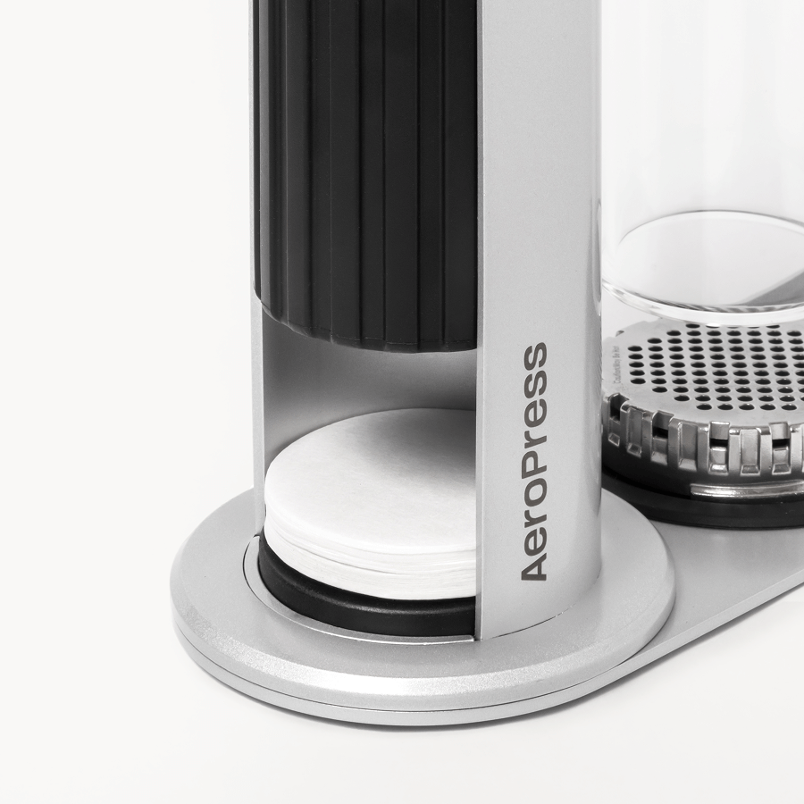 AeroPress Organizer Stand - Stainless Steel - Brewing Tool Holder for Daily Coffee Routines