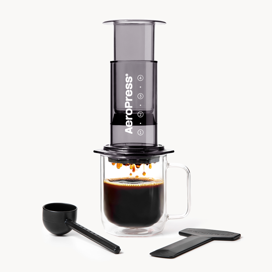 AeroPress Coffee Maker - Clear & Colors - Coffee Maker for Home, Office and Travel