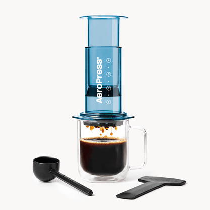 AeroPress Coffee Maker - Clear & Colors - Coffee Maker for Home, Office and Travel
