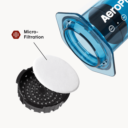 AeroPress Coffee Maker - Clear & Colors - Coffee Maker for Home, Office and Travel