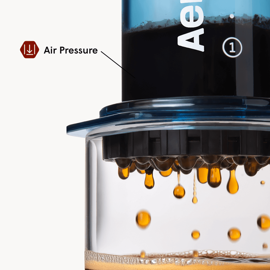 AeroPress Coffee Maker - Clear & Colors - Coffee Maker for Home, Office and Travel