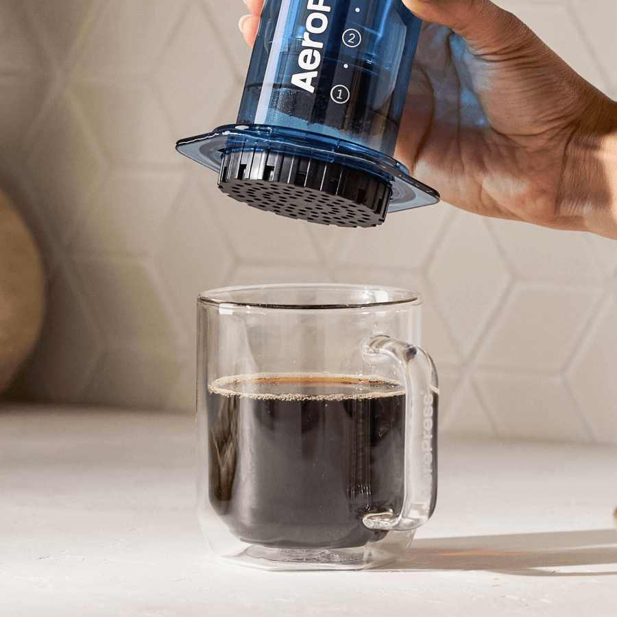 AeroPress Coffee Maker - Clear & Colors - Coffee Maker for Home, Office and Travel