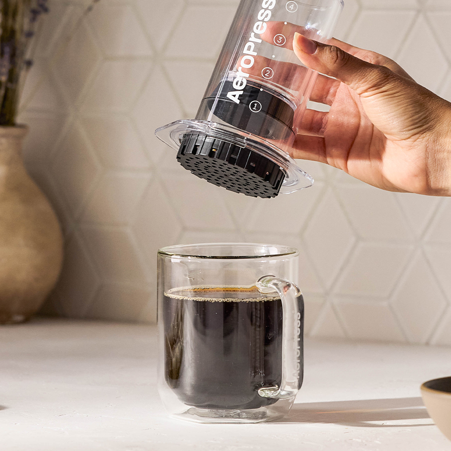 AeroPress Coffee Maker - Clear & Colors - Coffee Maker for Home, Office and Travel