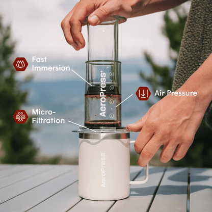 Traveler’s Bundle - Clear - Coffee Bundle for Home and Travel Routines