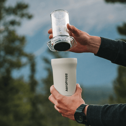 AeroPress Coffee Maker - Go Plus - Coffee Maker for Home, Office and Travel