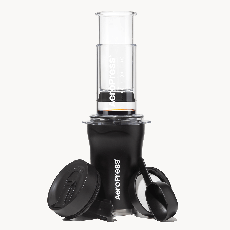 AeroPress Coffee Maker - Go Plus - Coffee Maker for Home, Office and Travel