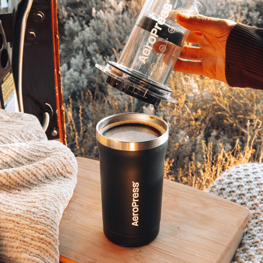 AeroPress Coffee Maker - Go Plus - Coffee Maker for Home, Office and Travel