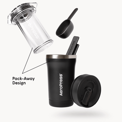 AeroPress Coffee Maker - Go Plus - Coffee Maker for Home, Office and Travel