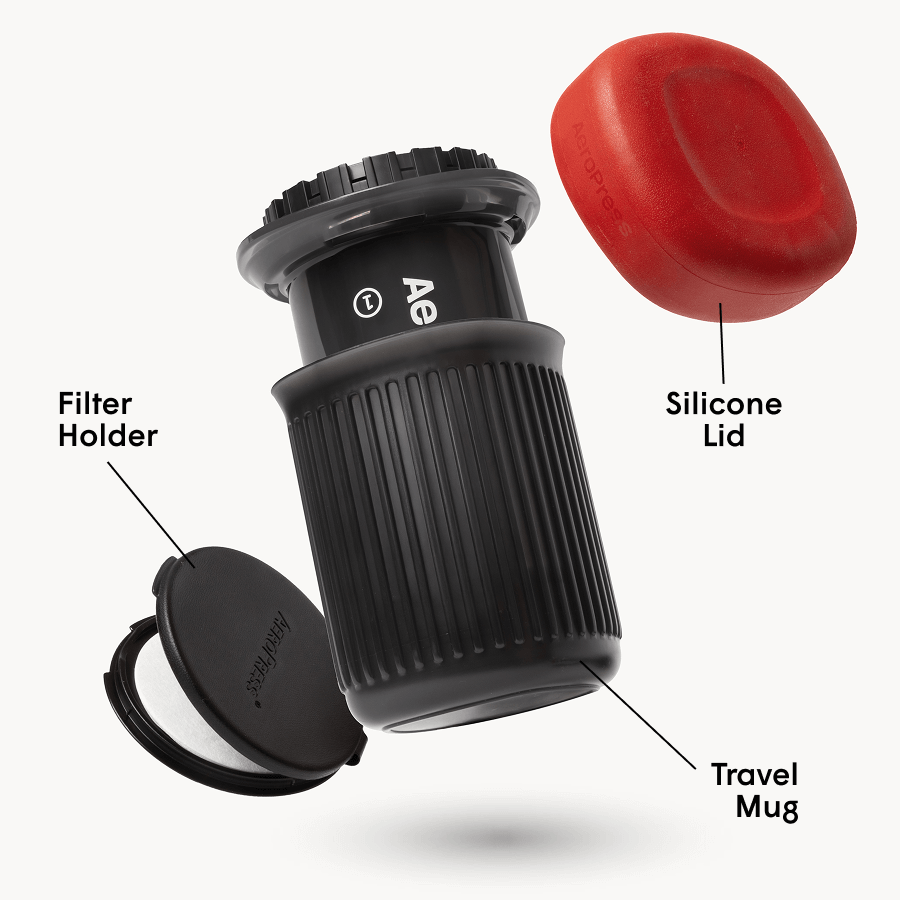 AeroPress Coffee Maker - Go - Coffee Maker for Home, Office and Travel