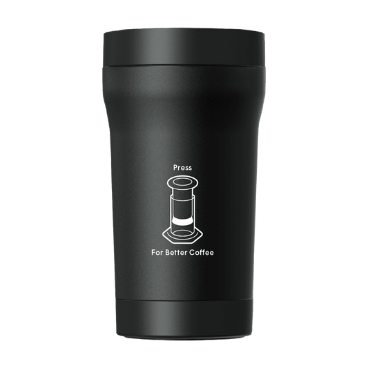 AeroPress Travel Coffee Tumbler - Stainless Steel - Everyday Coffee Drinkware for Convenient Serving
