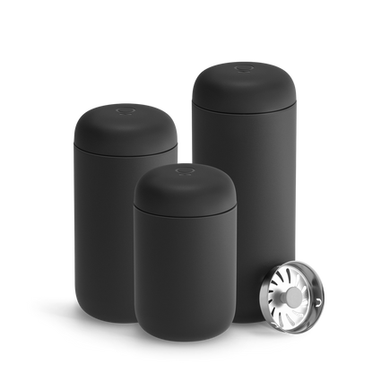 Fellow Carter Move Mug + Splash Guard - Everyday Coffee Drinkware for Convenient Serving