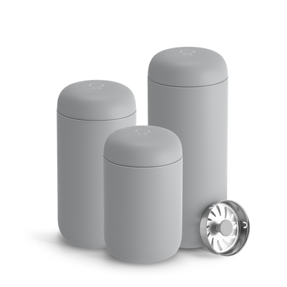 Fellow Carter Move Mug + Splash Guard - Everyday Coffee Drinkware for Convenient Serving