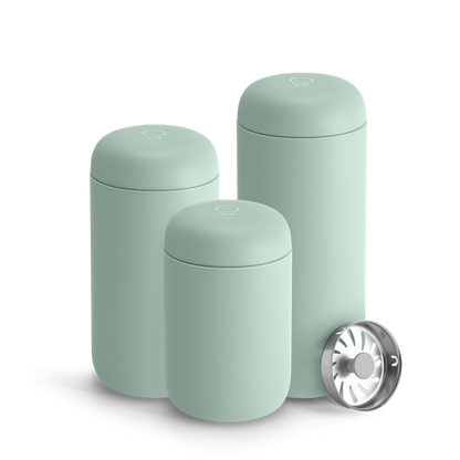 Fellow Carter Move Mug + Splash Guard - Everyday Coffee Drinkware for Convenient Serving