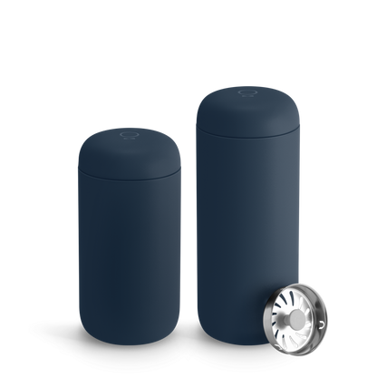 Fellow Carter Move Mug + Splash Guard - Everyday Coffee Drinkware for Convenient Serving