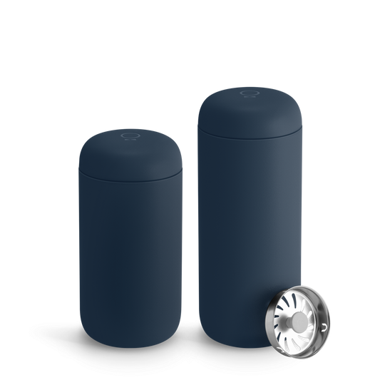 Fellow Carter Move Mug + Splash Guard - Everyday Coffee Drinkware for Convenient Serving